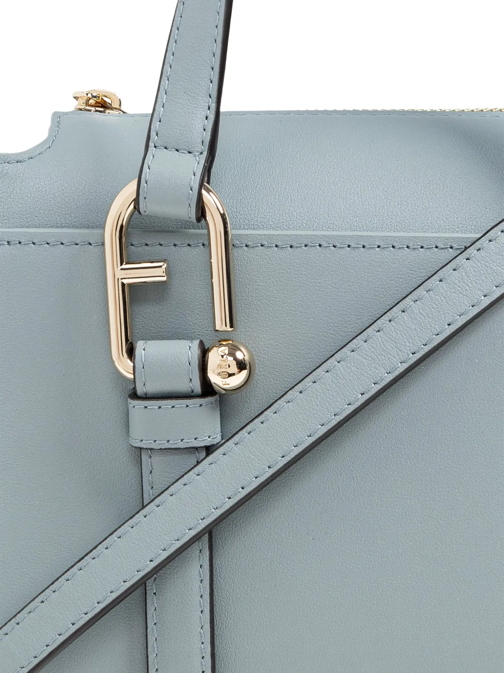 Furla Nuvola leather tote bag Blauw