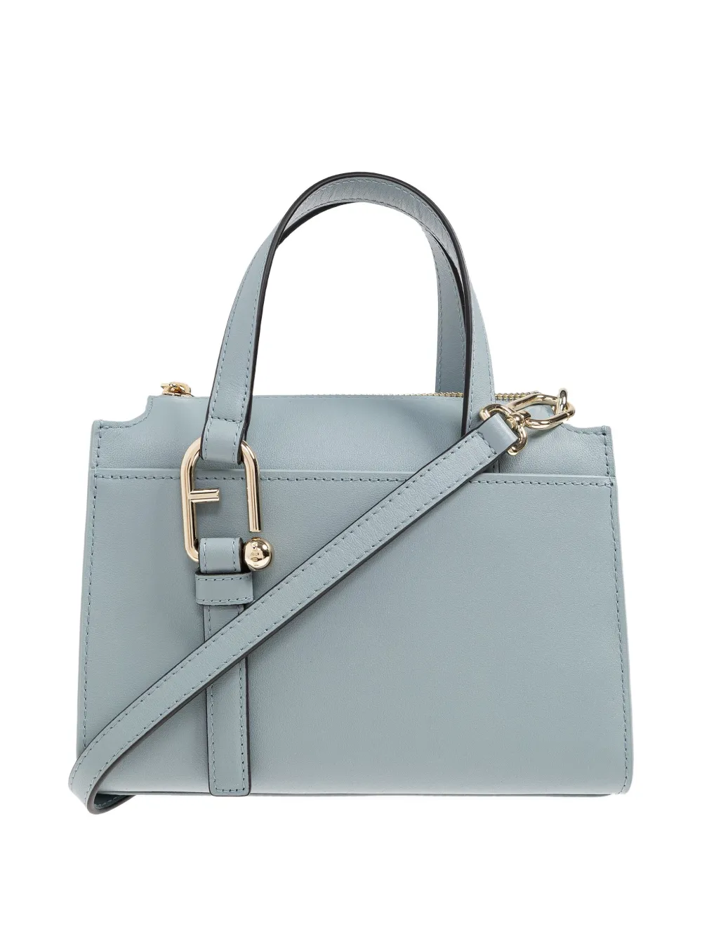 Furla Nuvola leather tote bag Blauw