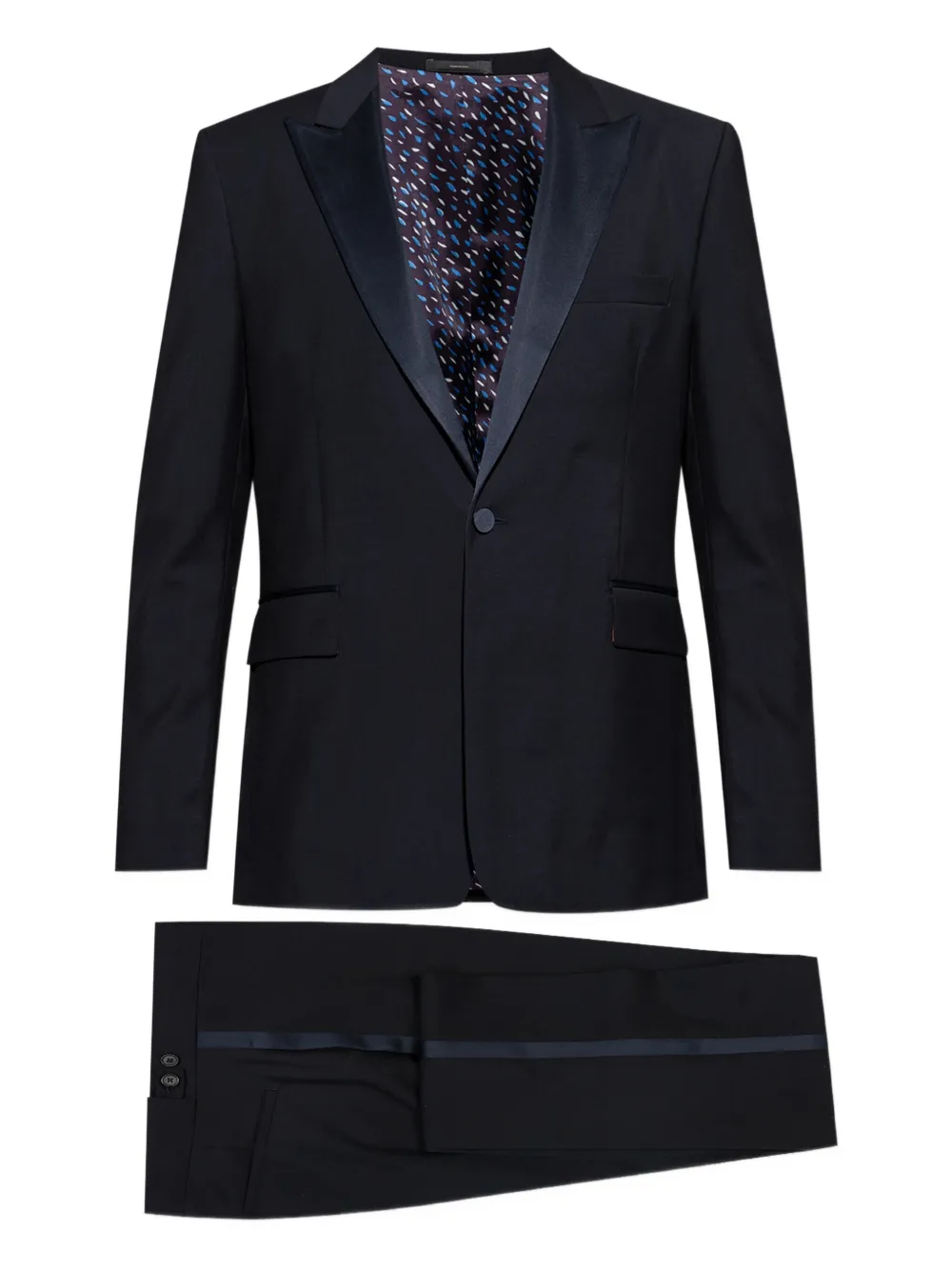 Paul Smith side-seam suit Blauw