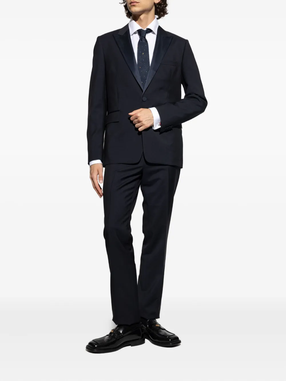 Paul Smith side-seam suit Blauw