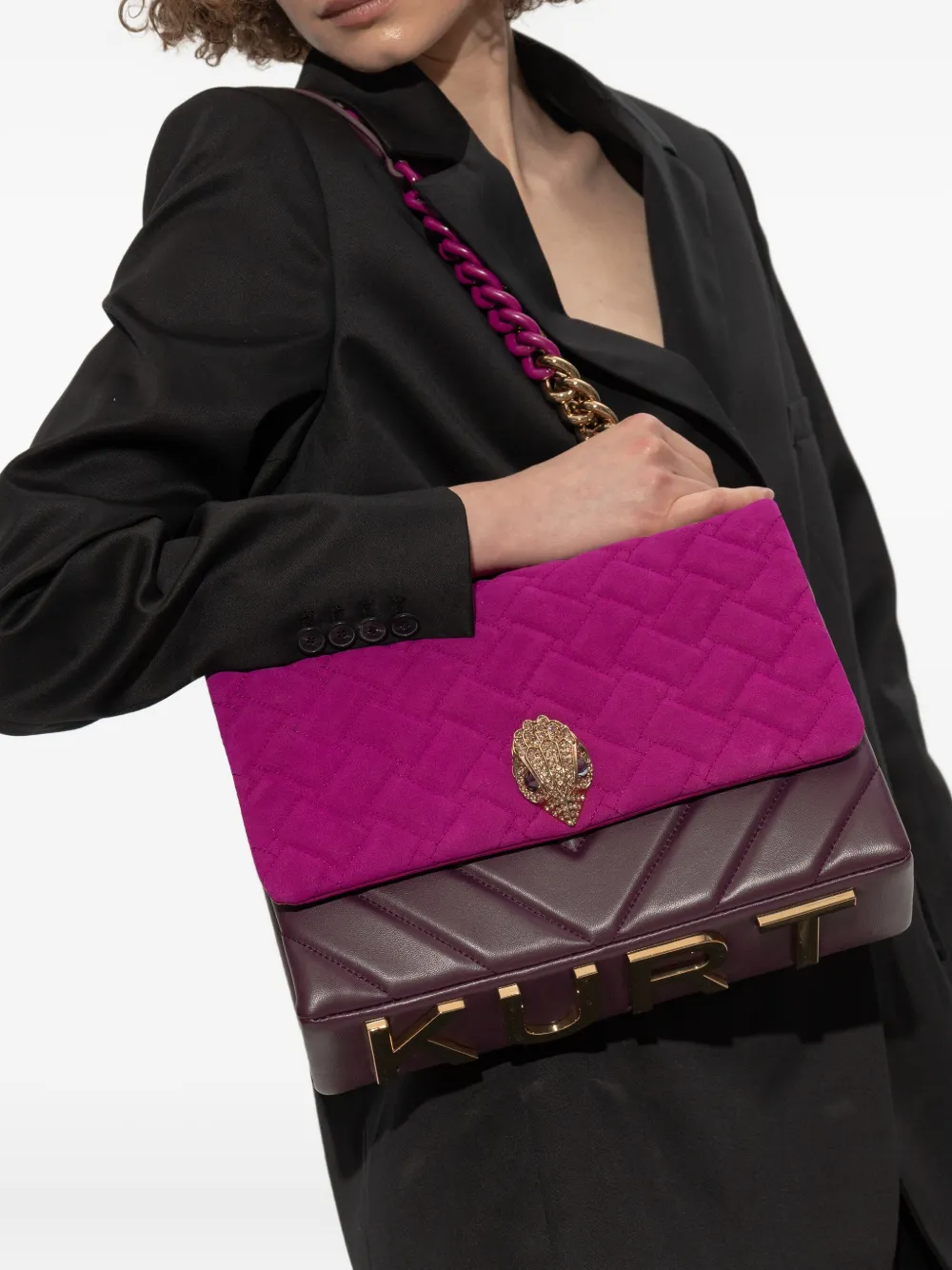 Kurt Geiger London Tas met kettinghengsel - Roze