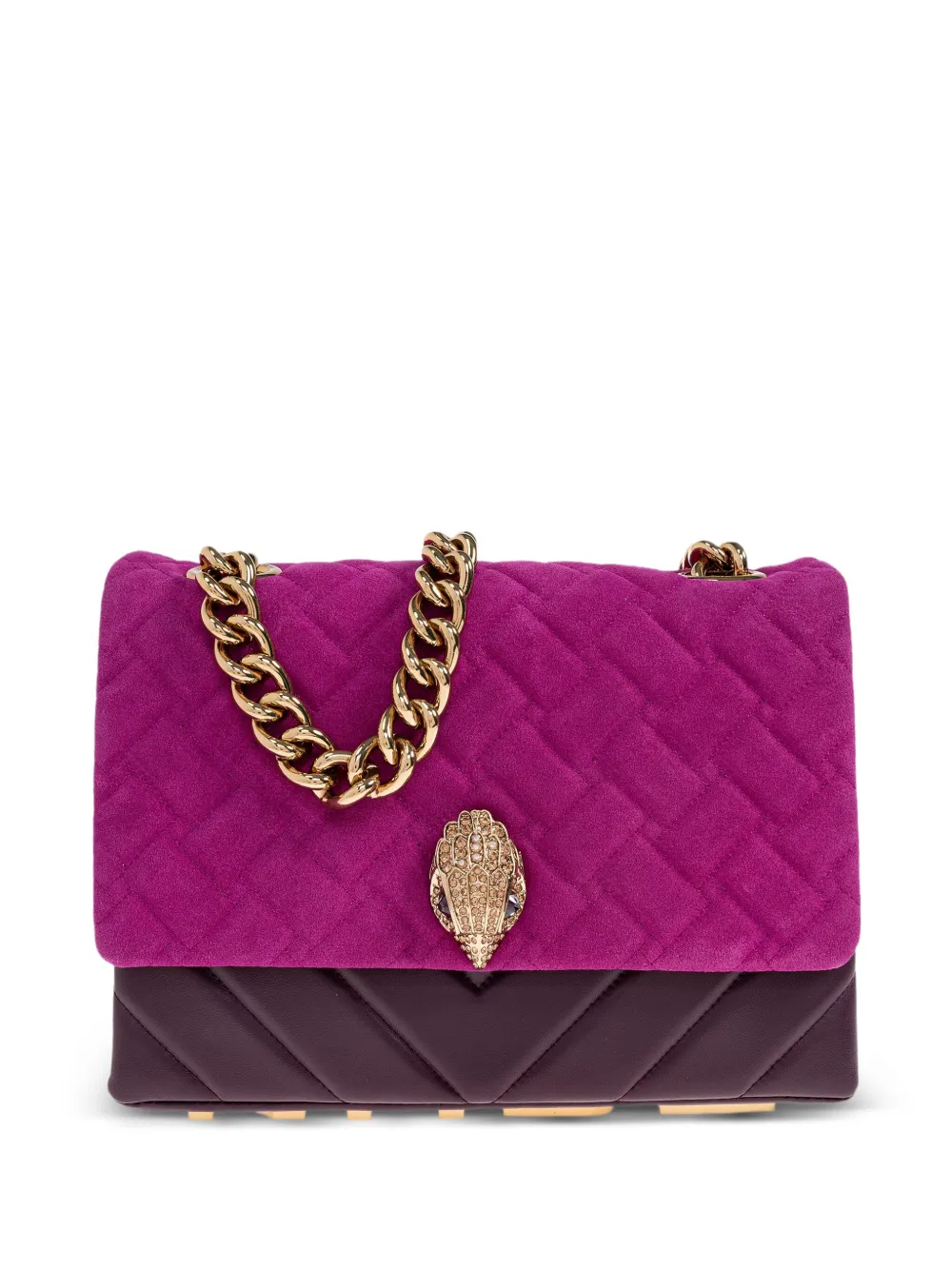 quilted chain-strap tote bag