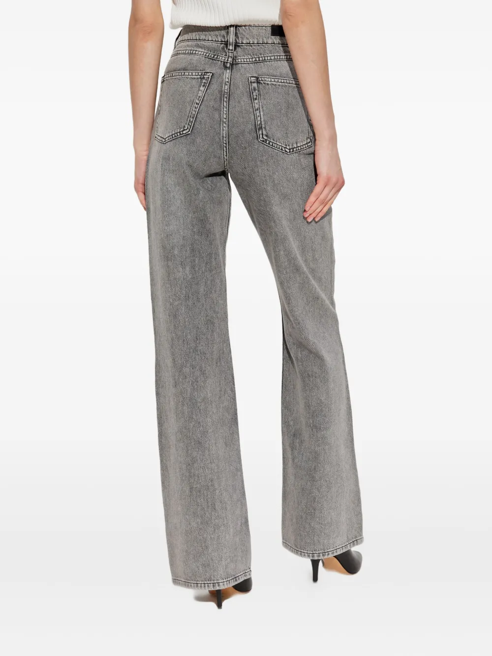 IRO Paulini straight-leg jeans Grijs