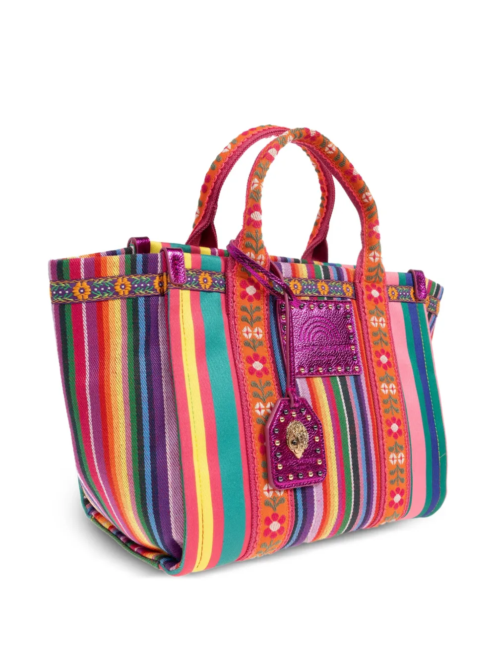 Kurt Geiger London Shopper met bloemendetail Roze