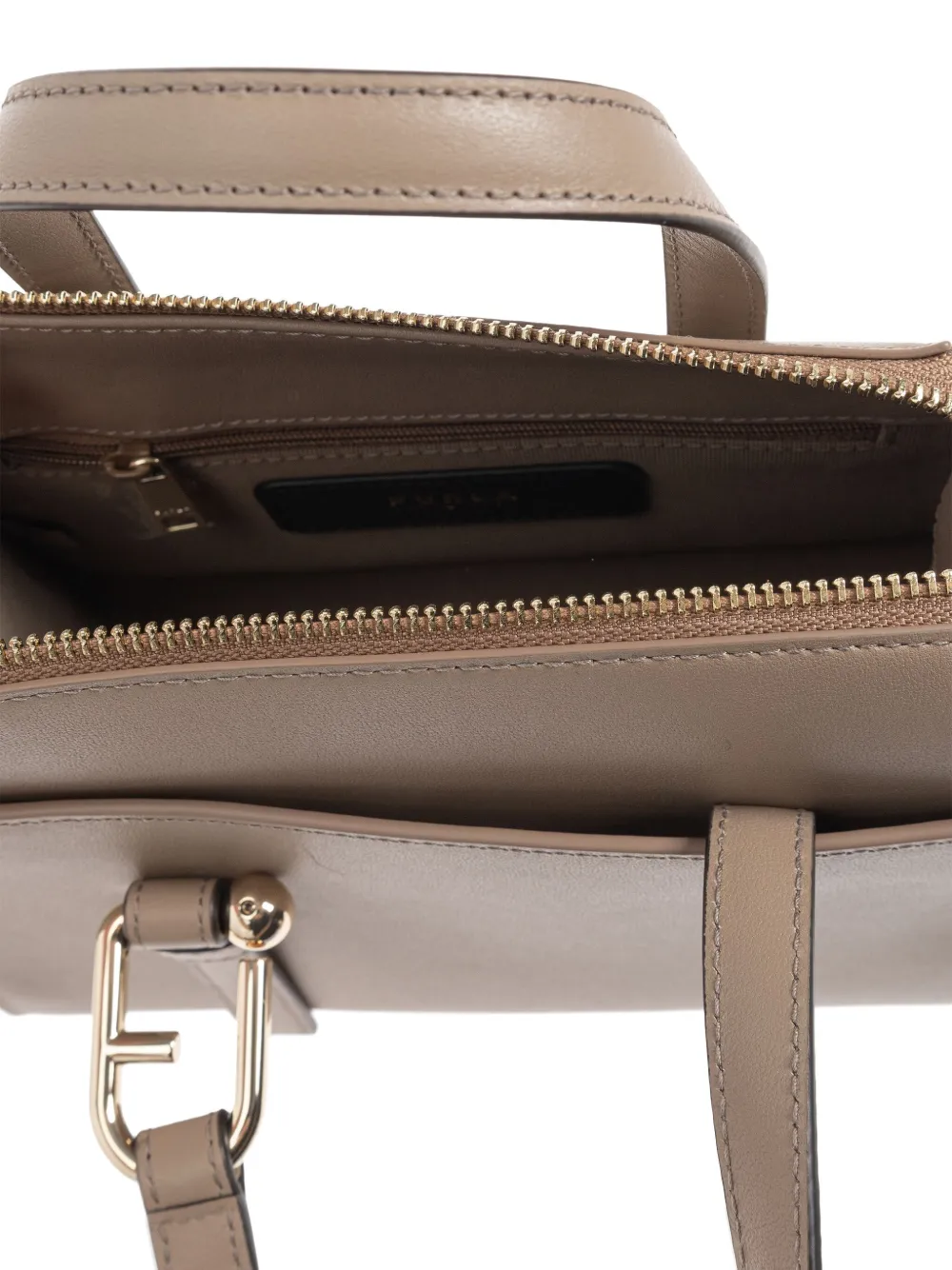 Furla Nuvola leather tote bag Beige