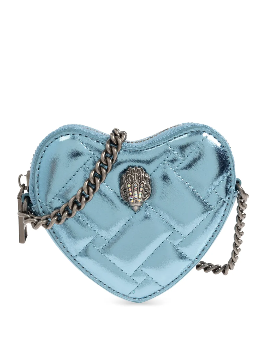 Kurt Geiger London heart-shape mini bag - Blue