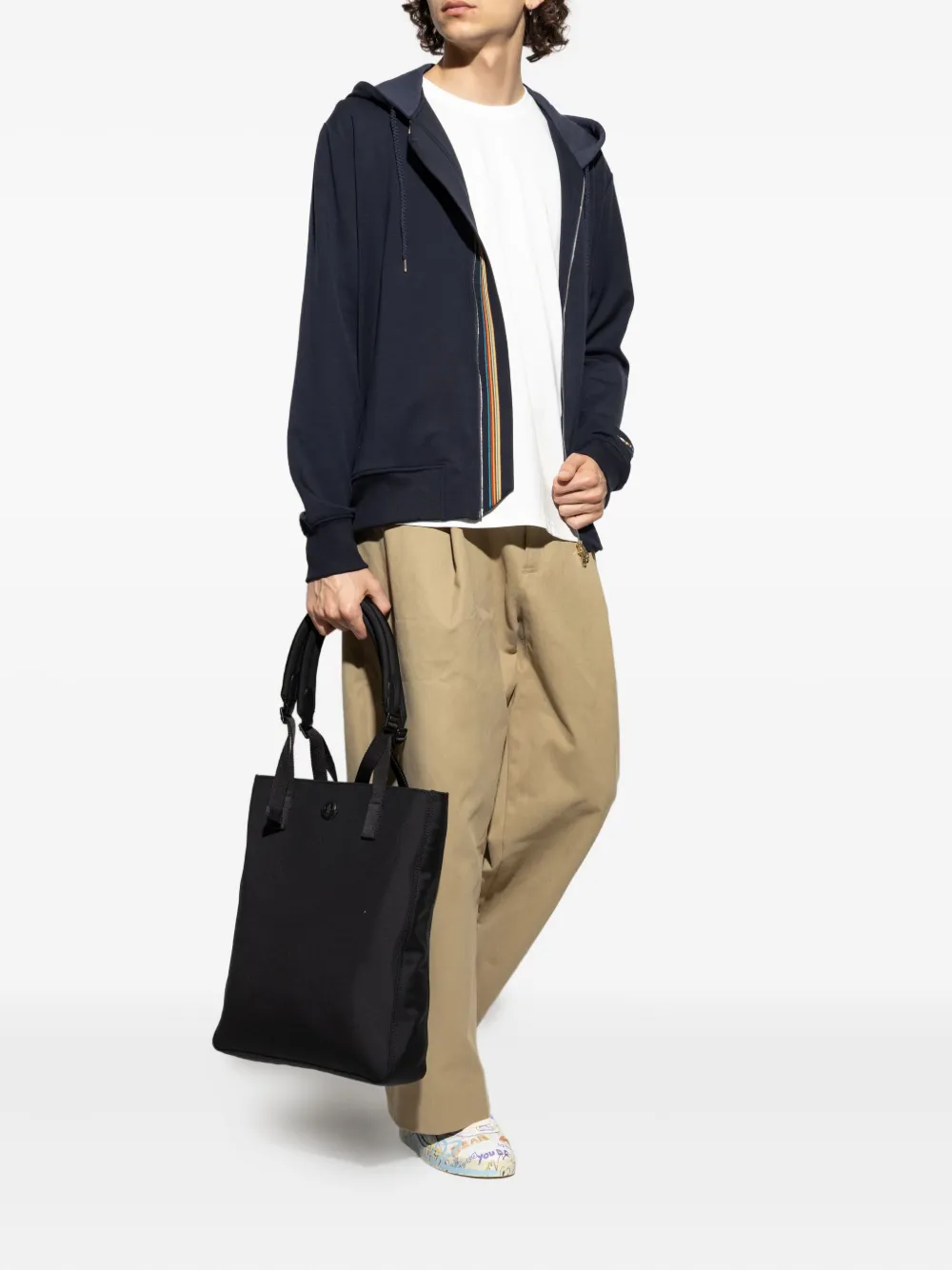 Paul Smith zip-up hoodie Blauw