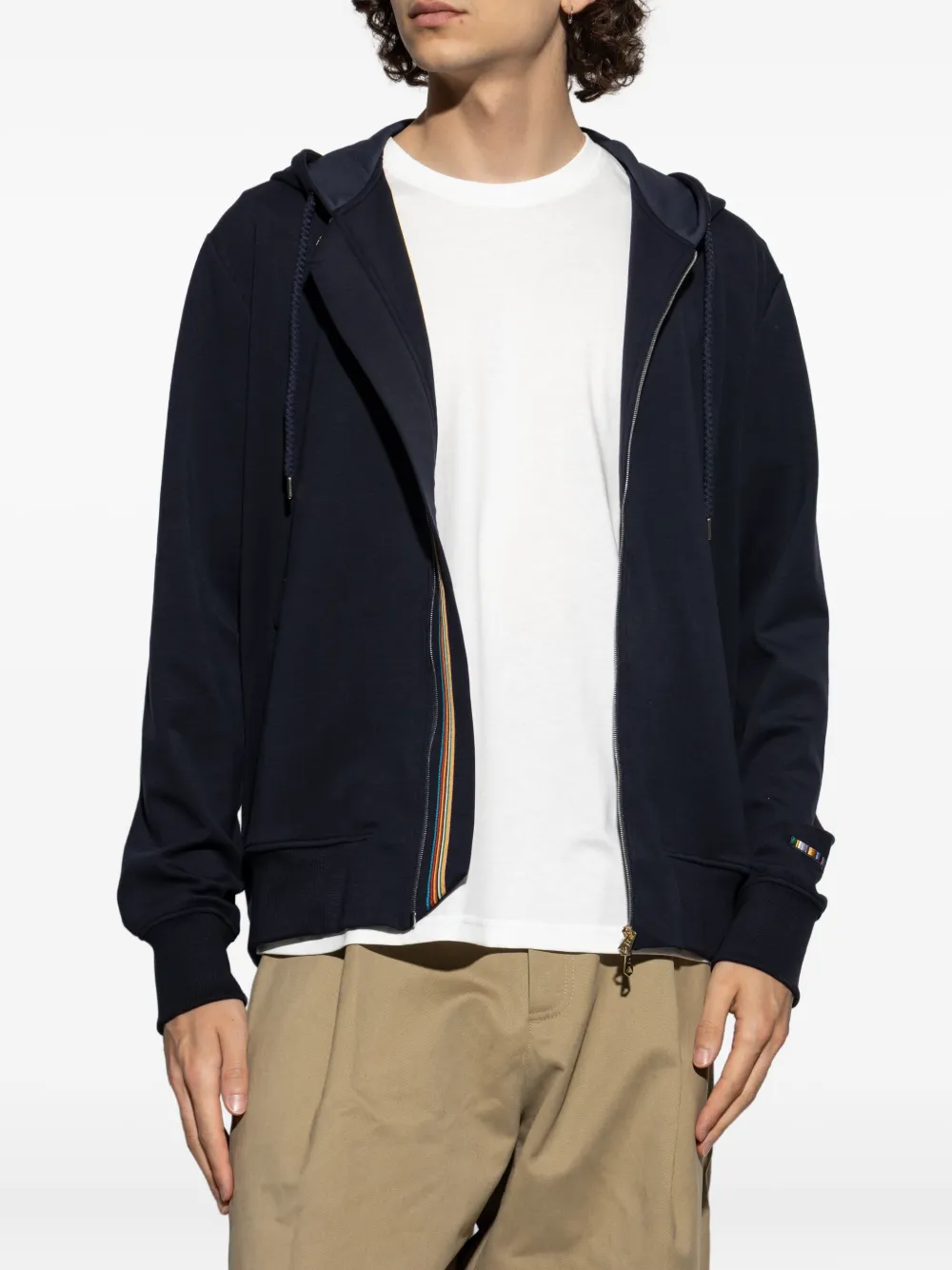 Paul Smith zip-up hoodie Blauw