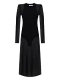 IRO Emala sheer-paneled dress - Black