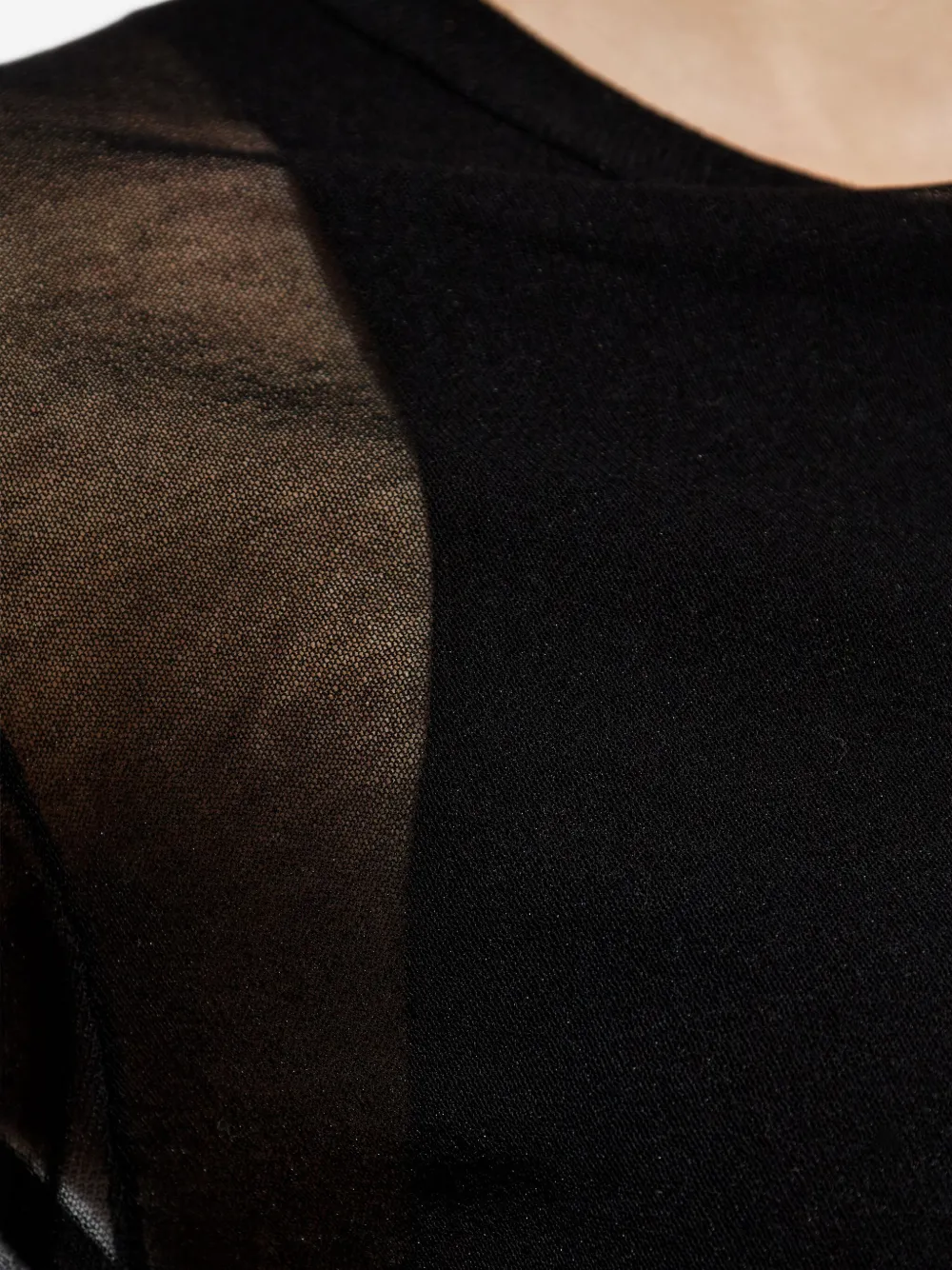 IRO Emala sheer-paneled dress Zwart