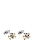 Paul Smith skull crossbones-motif cufflinks - Silver
