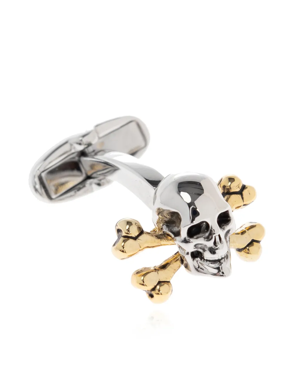 Paul Smith Manchetknopen met doodskop patroon Zilver