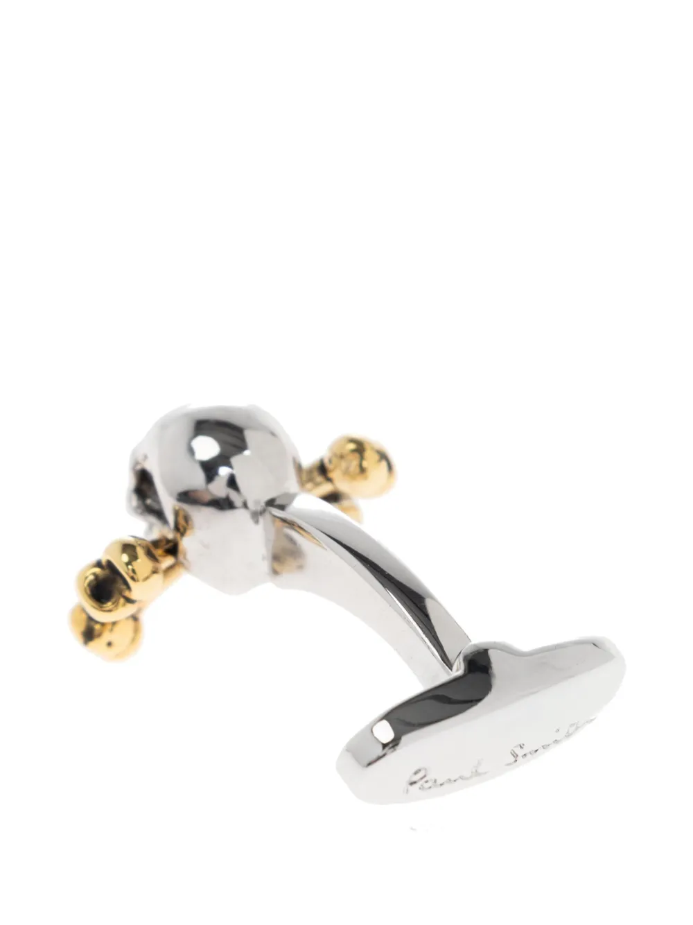 Paul Smith Manchetknopen met doodskop patroon Zilver
