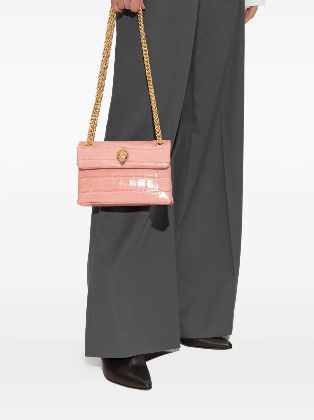 Kurt Geiger London mini Kensington crocodile-effect chain-strap shoulder bag | Mini Bags | Image 2