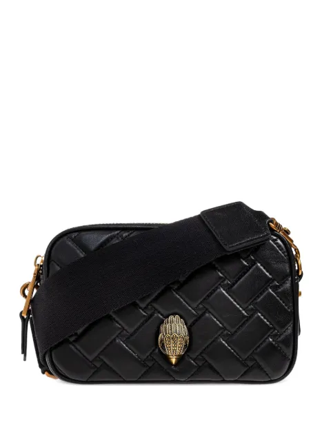 Kurt Geiger London Dual-zip Drench Kensington quilted-woven camera bag