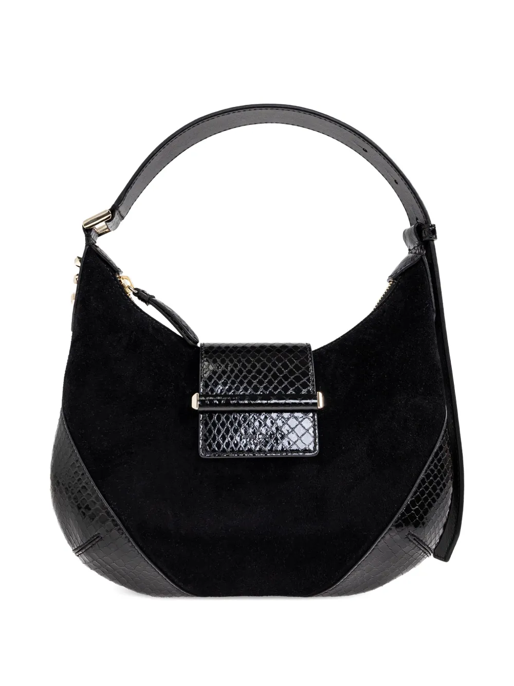 Jimmy Choo suede shoulder bag | Black | Image 1