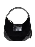 Jimmy Choo suede shoulder bag - Black