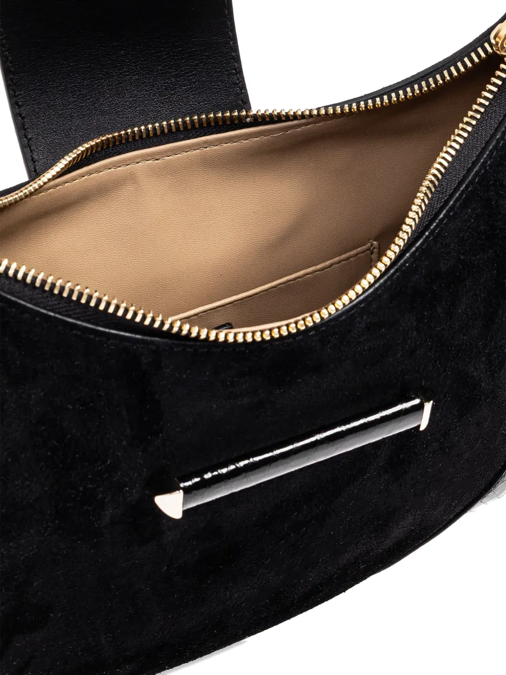 Jimmy Choo Suède schoudertas Zwart