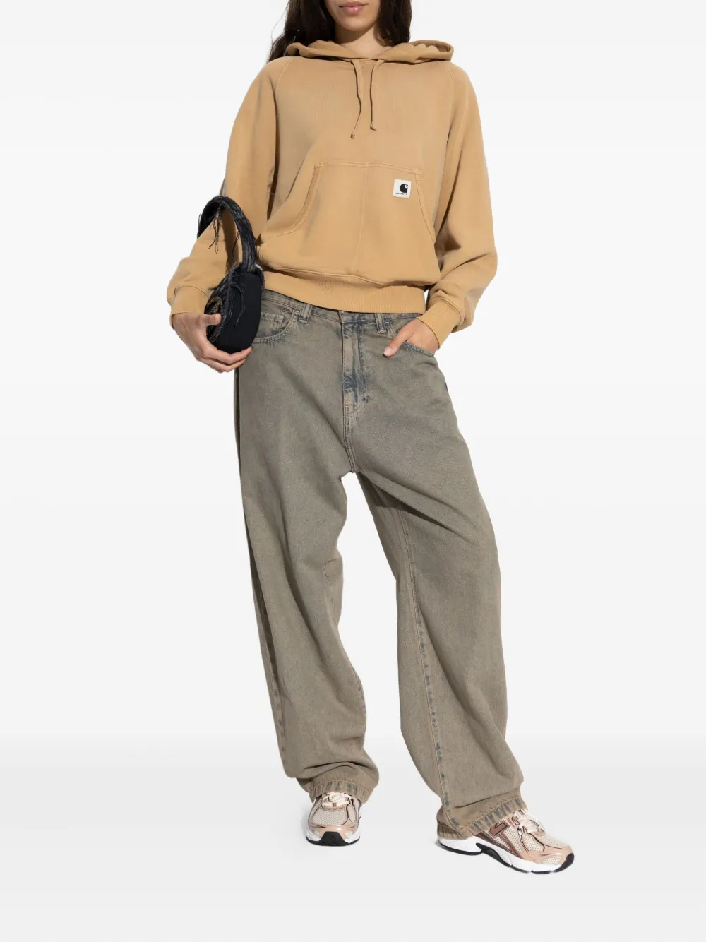 Carhartt WIP pocket-detail hoodie Geel