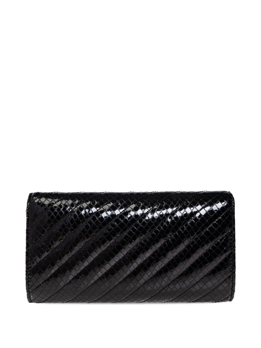 Jimmy Choo curve chain wallet Zwart