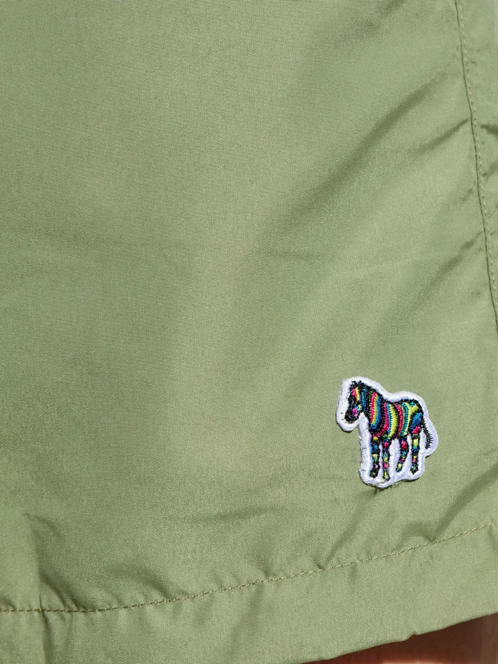 Paul Smith zebra-patch swim shorts Groen
