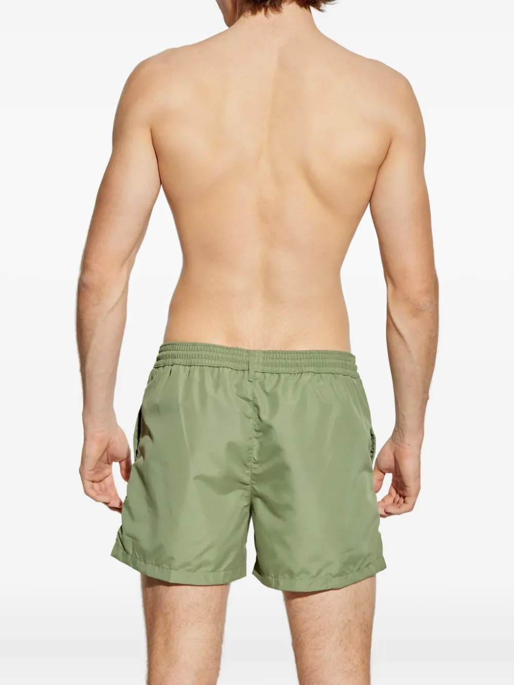 Paul Smith zebra-patch swim shorts Groen