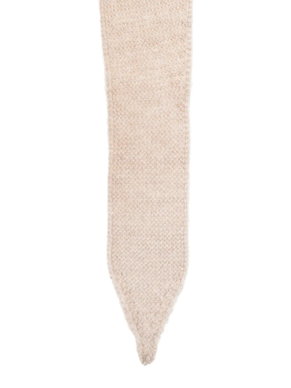 IRO knitted point scarf Beige