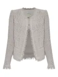 IRO frayed tweed jacket - Grey