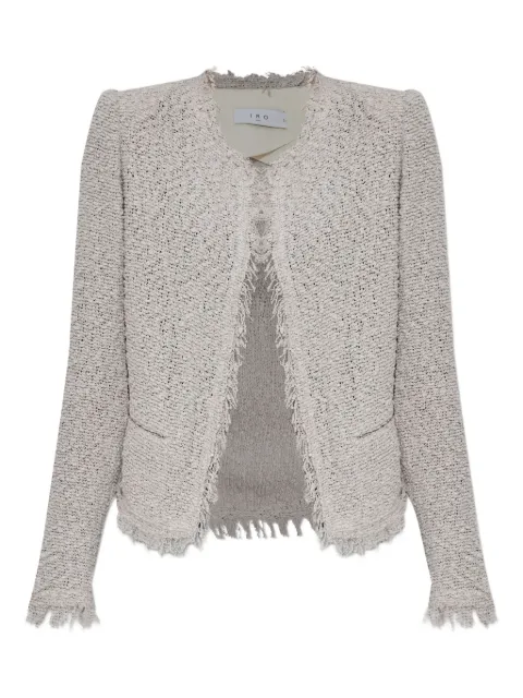 IRO frayed tweed jacket