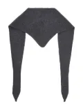 IRO point-end scarf - Grey
