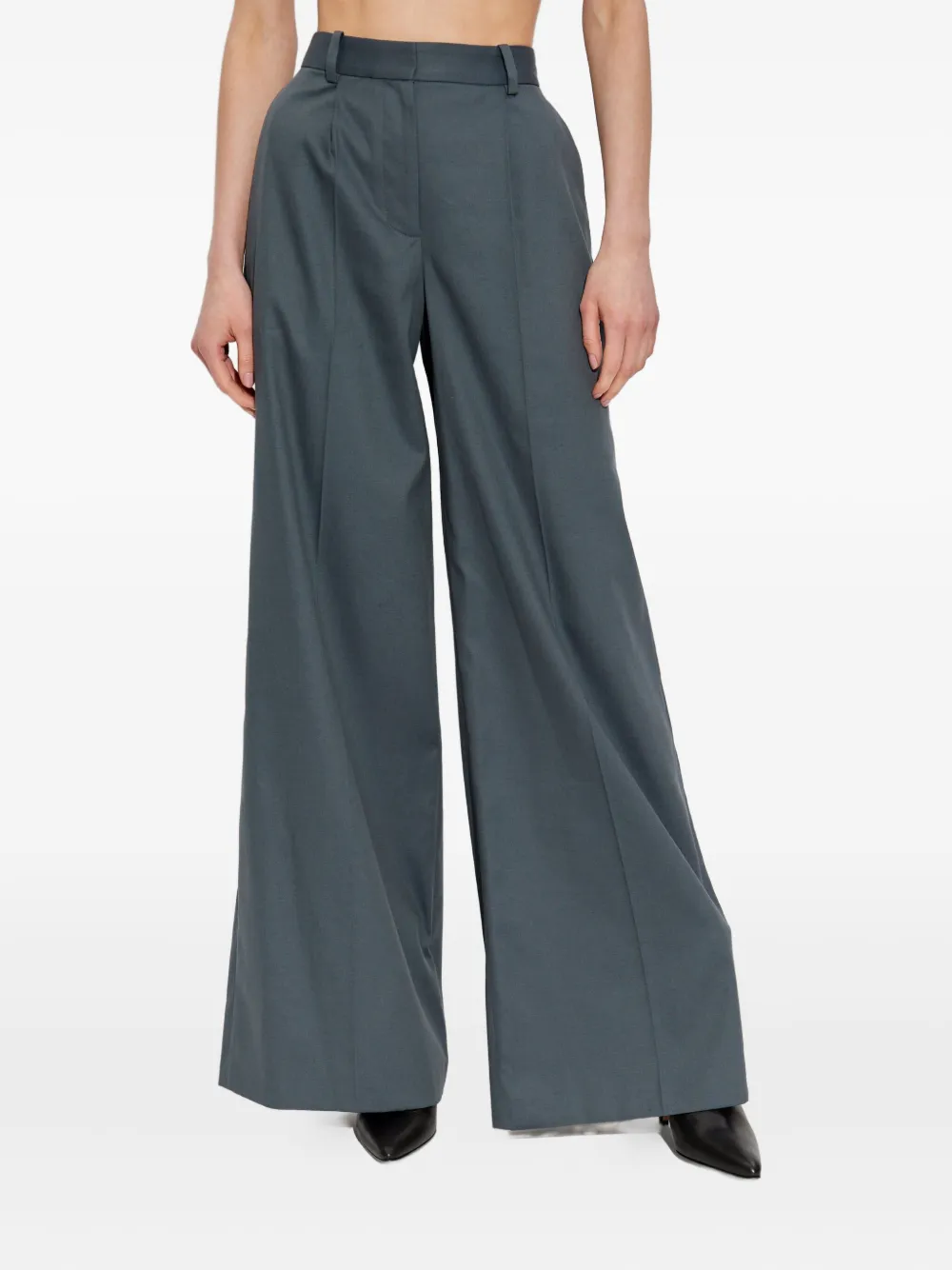 IRO pleated side-pocket trousers Grijs