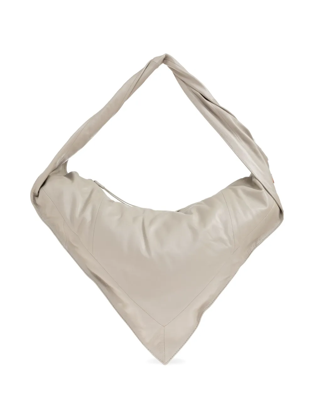 LEMAIRE Scarf leather shoulder bag Beige