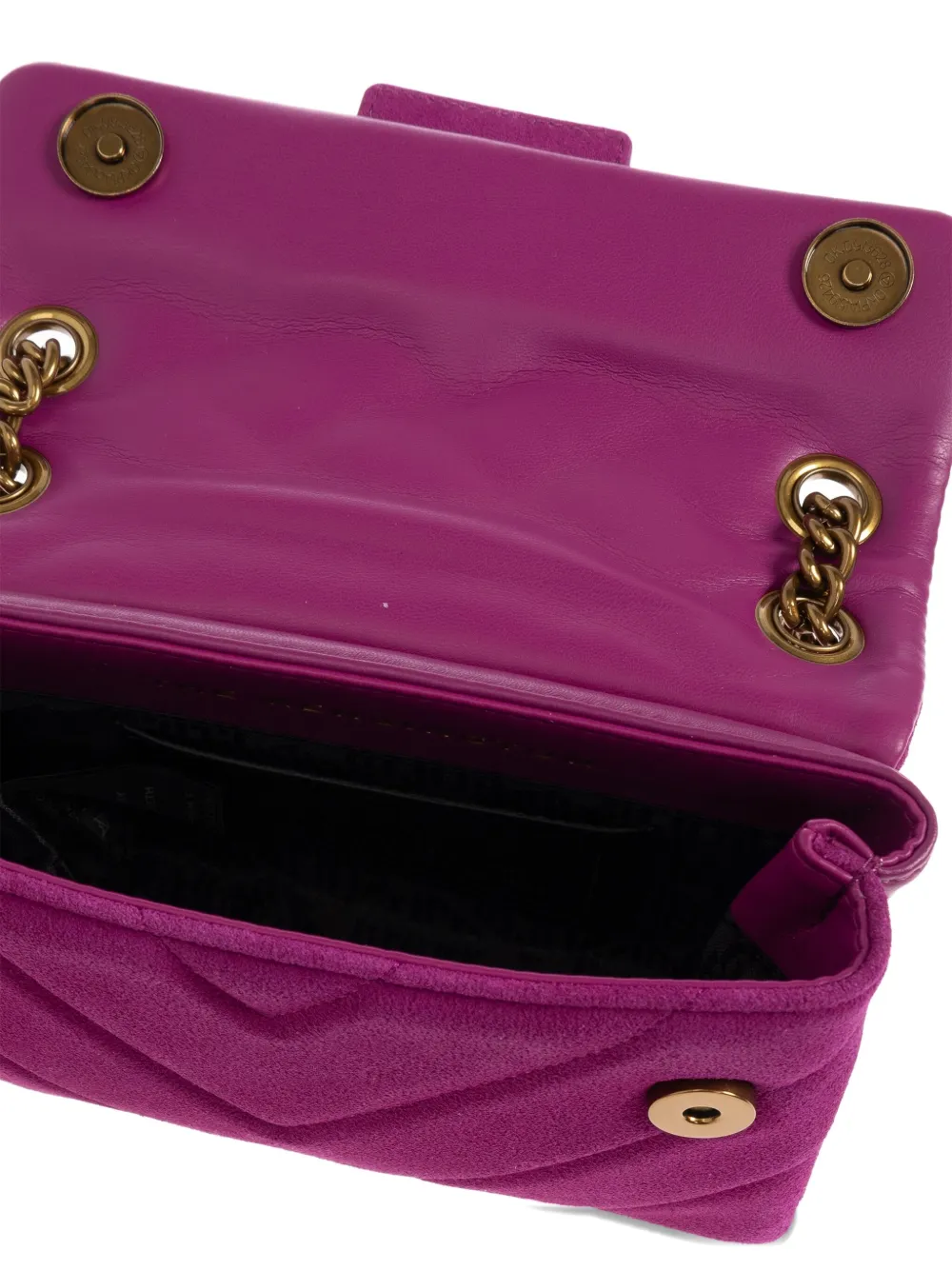 Kurt Geiger London quilted chain-strap shoulder bag Roze