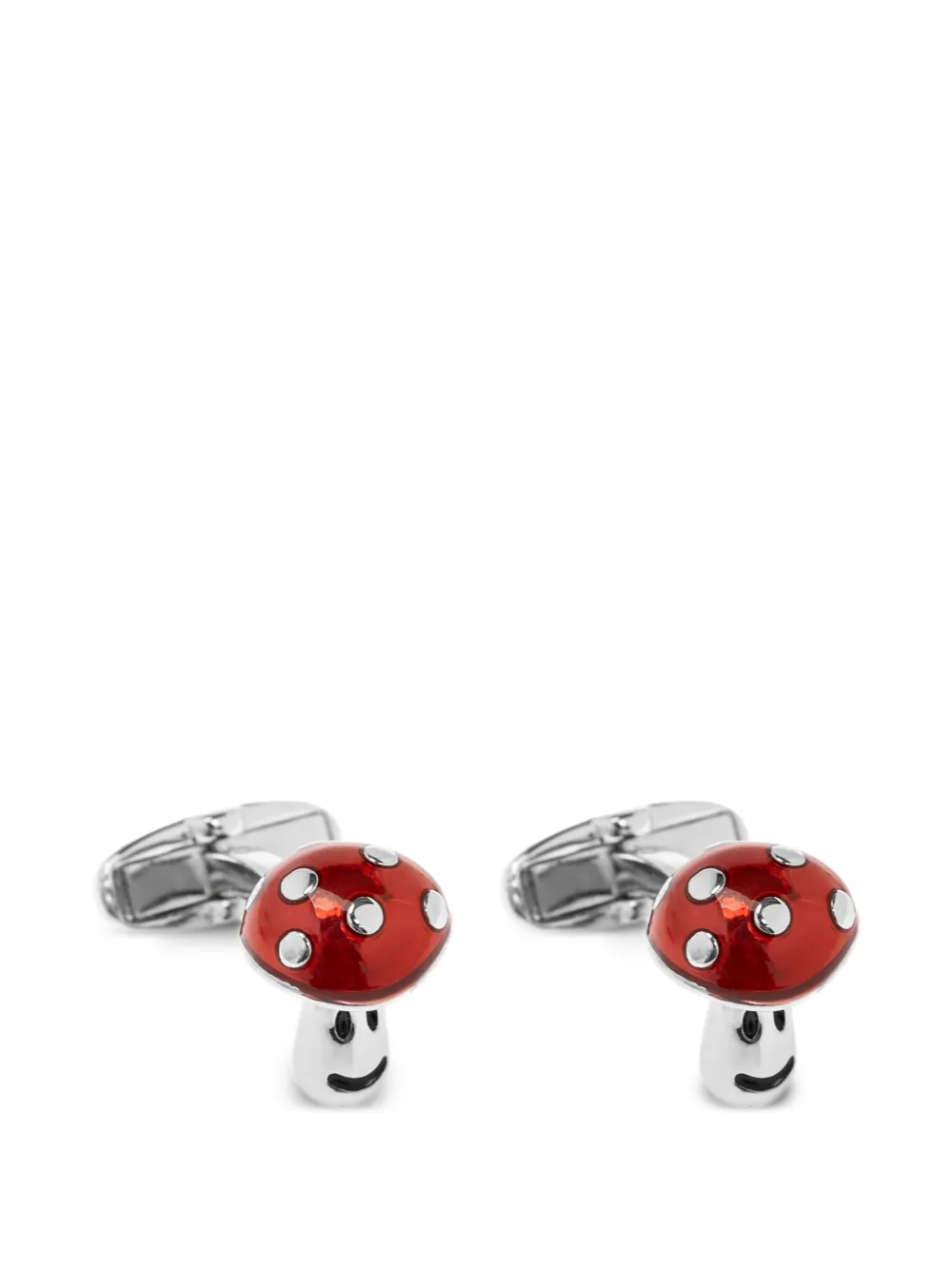 Paul Smith Manchetknopen met paddestoel design - Zilver