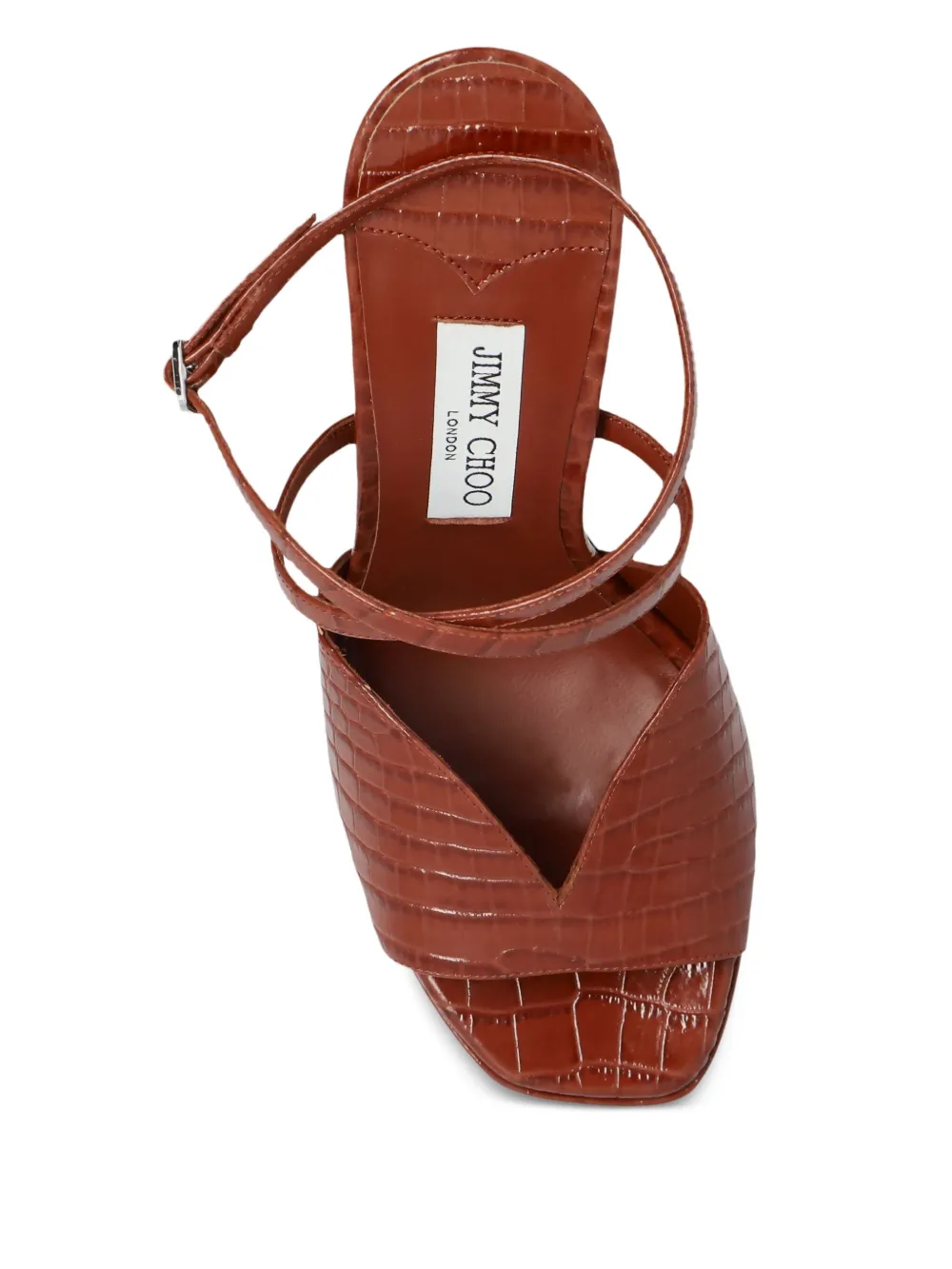 Jimmy Choo 125mm Karli ankle-strap heeled sandals Red