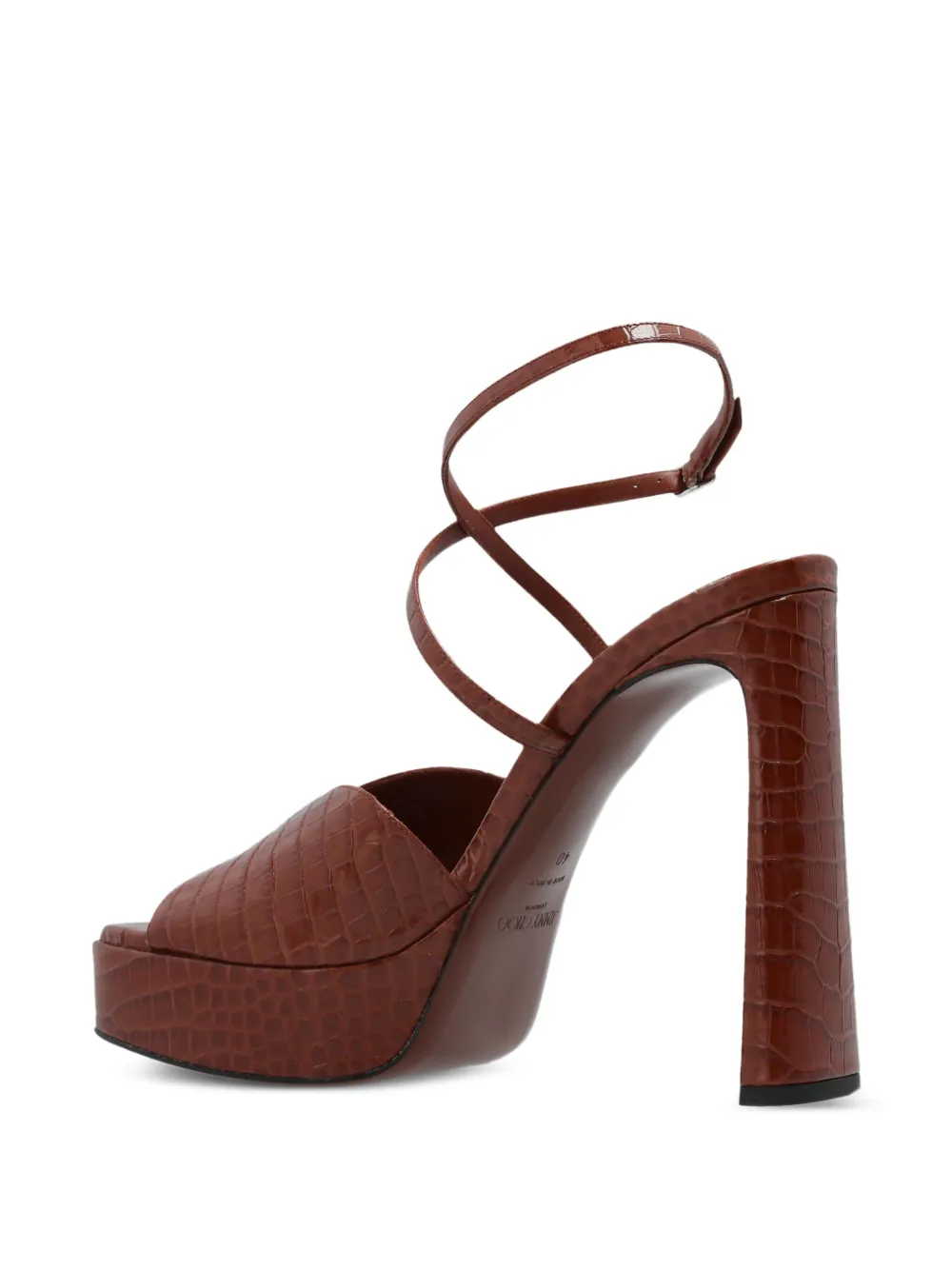 Jimmy Choo 125mm Karli ankle-strap heeled sandals Red
