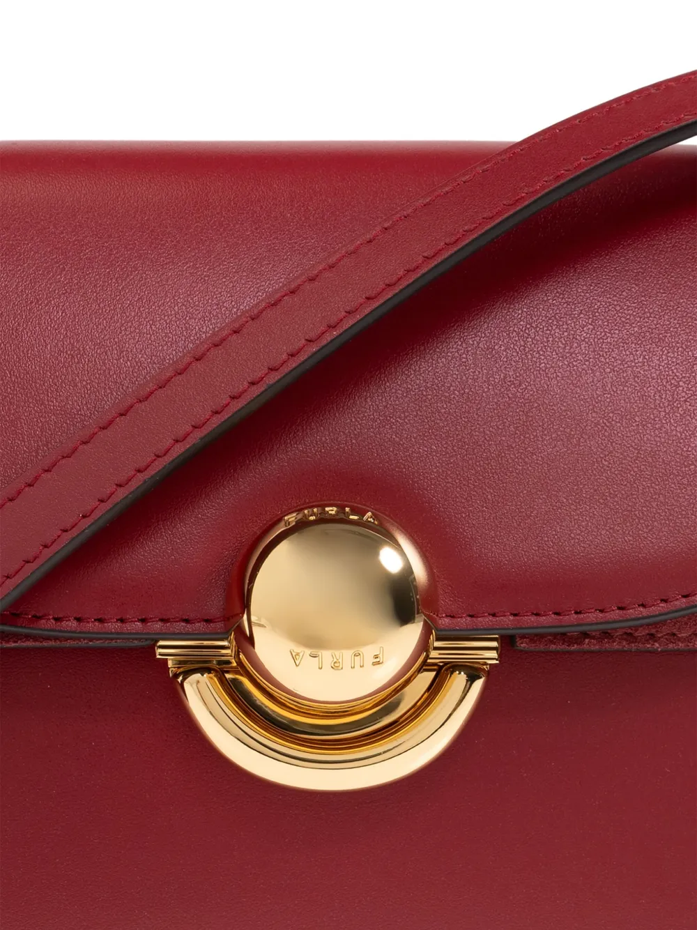 Furla Sfera leather shoulder bag Rood