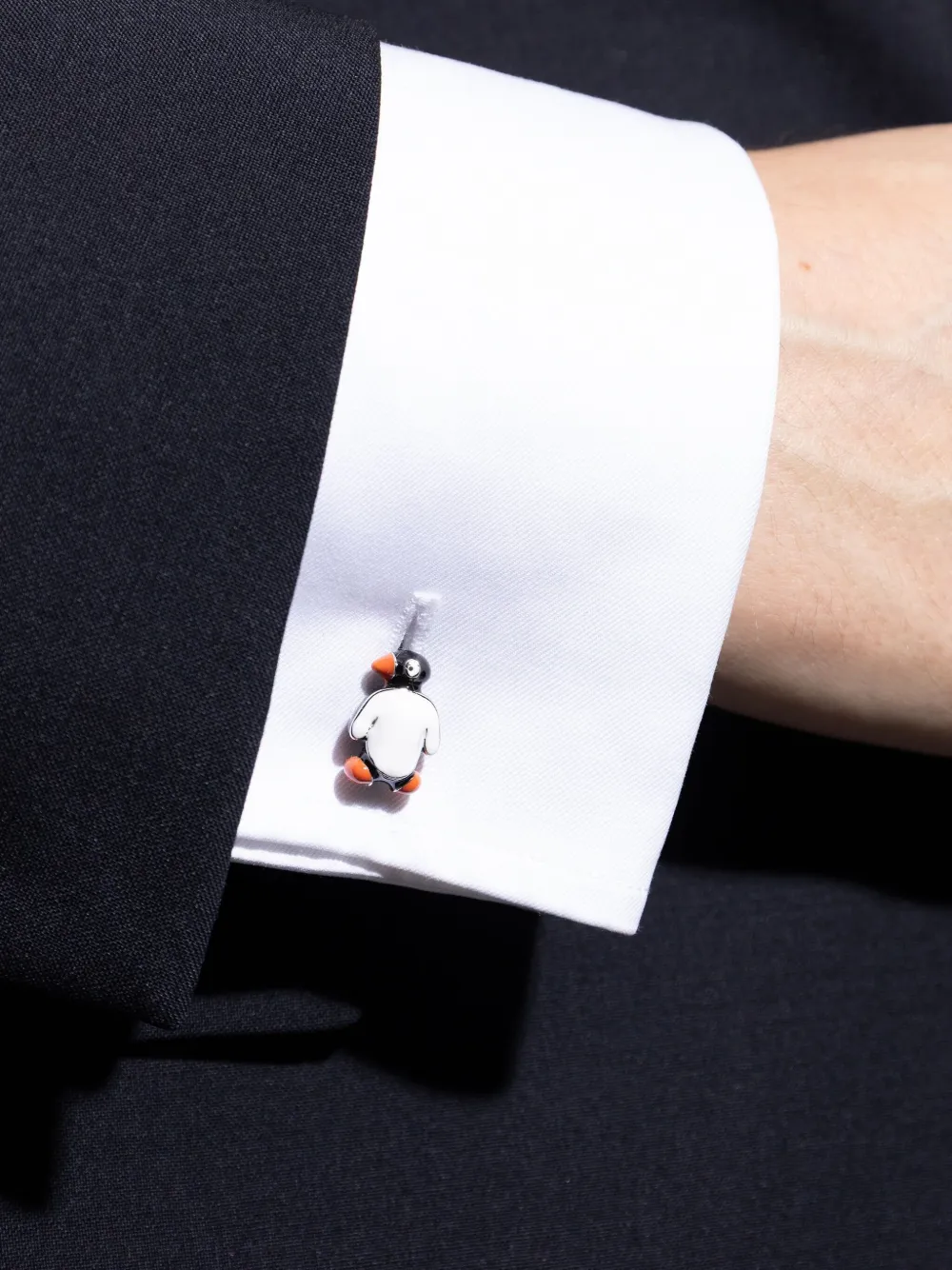 Paul Smith ペンギン カフスボタン | シルバートーン | FARFETCH JP