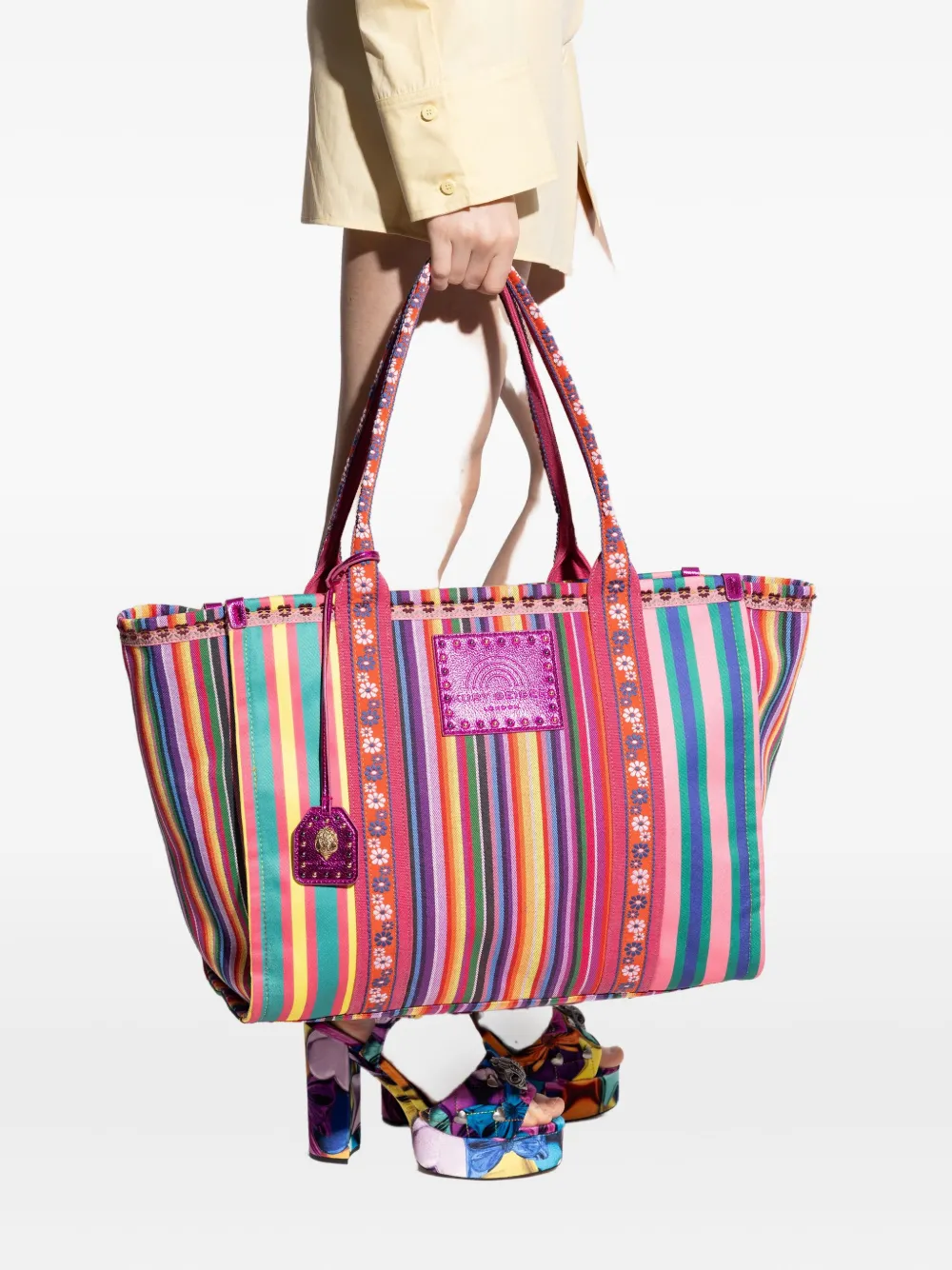 Kurt Geiger London large Southbank tote bag - Roze