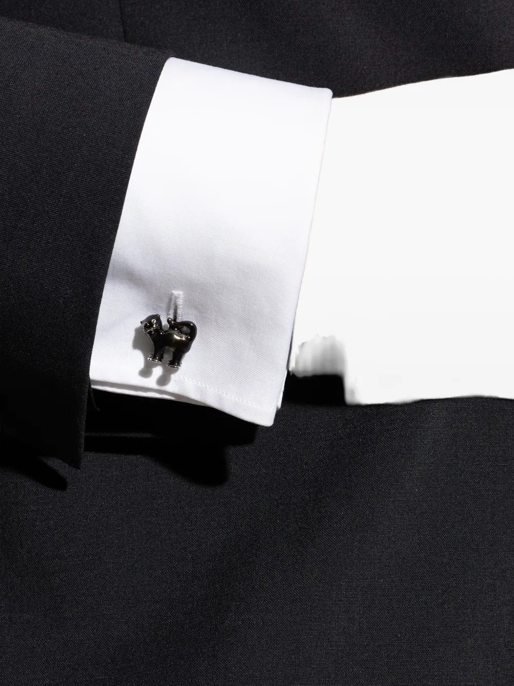 Paul Smith animal-shaped cufflinks - Nero