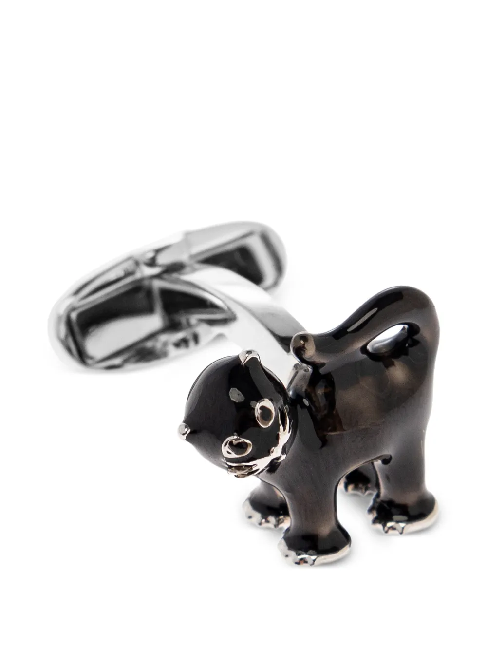 Paul Smith animal-shaped cufflinks Zwart