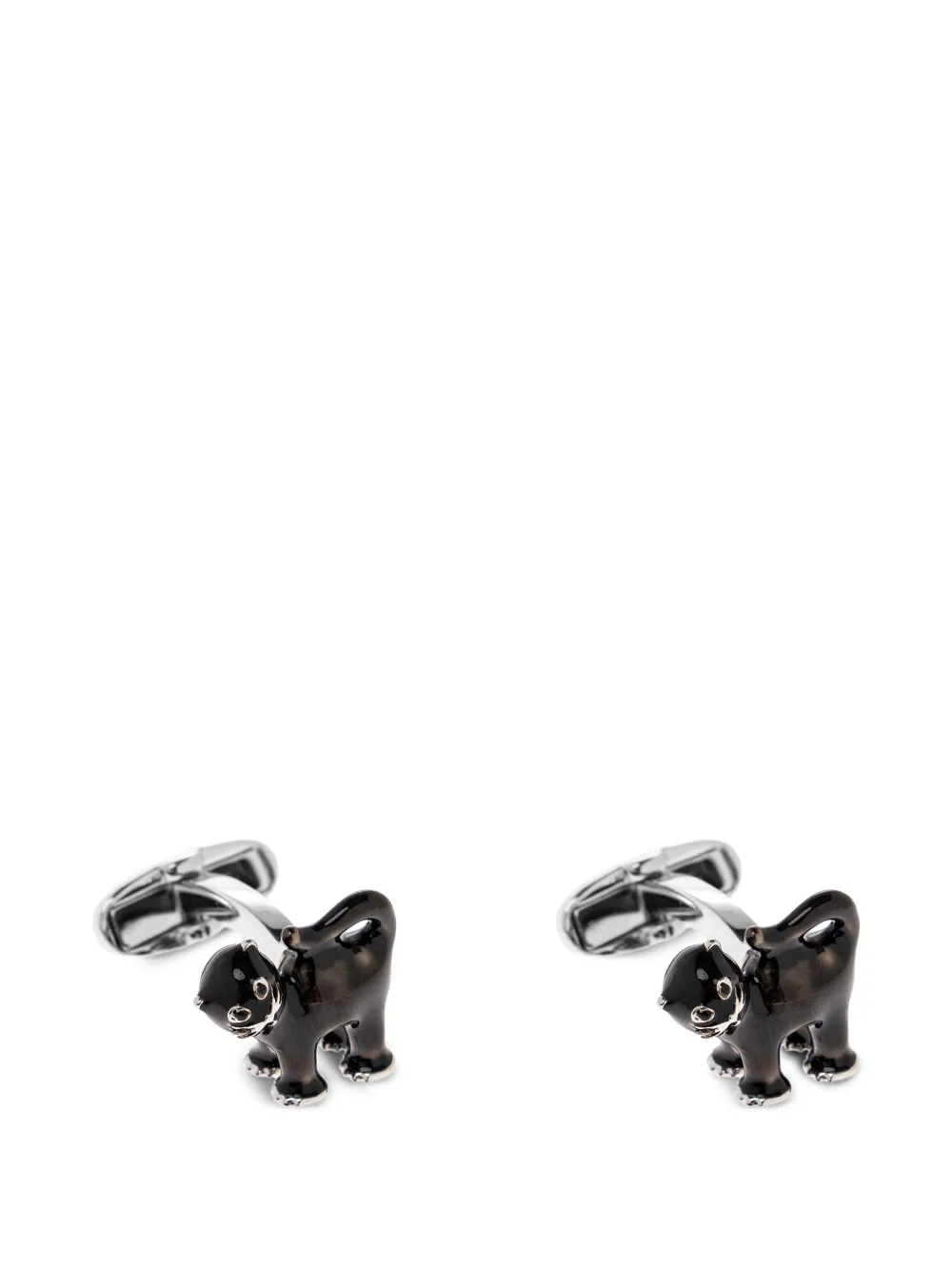 Paul Smith animal-shaped cufflinks Zwart