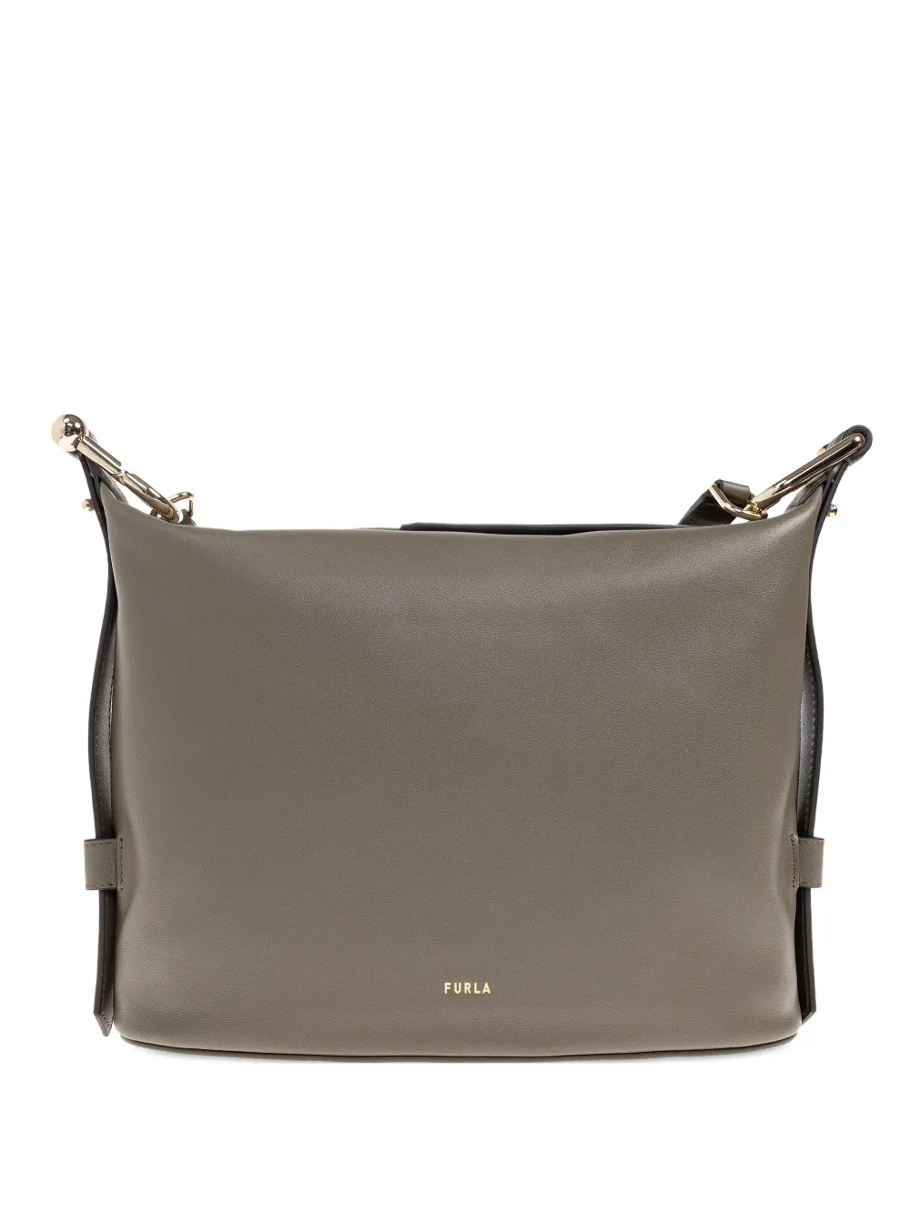 Furla Nuvola leather shoulder bag Grijs