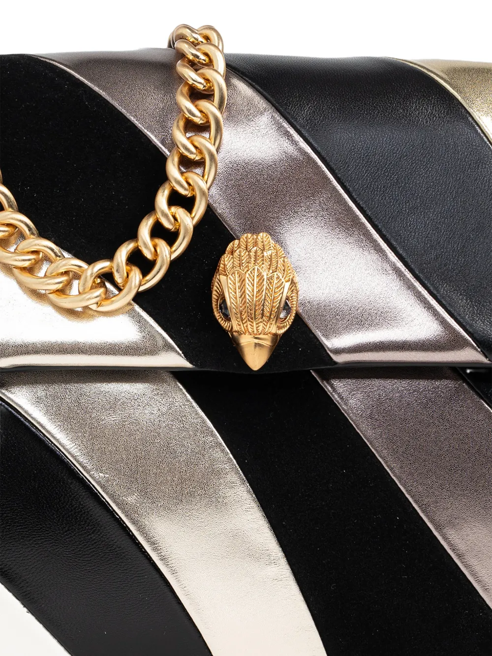 Kurt Geiger Large Kensington Chain Shoulder Bag In Multi