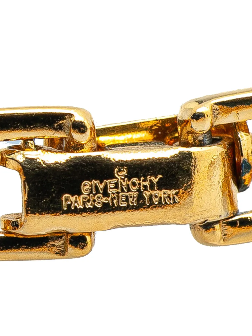 Givenchy Pre-Owned 2000-2025 Gold Tone Double G Link Necklace costume necklace | Pre-Owned | Image 2