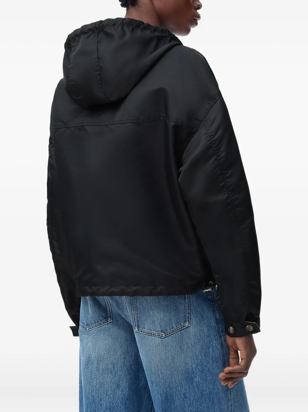 Loewe Reversible Floral-print Hooded Jacket In Green