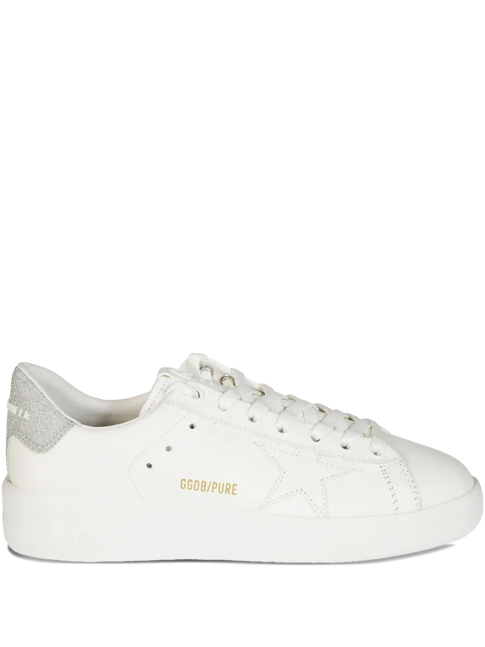 Golden Goose Pure Star glitter-detail sneakers White