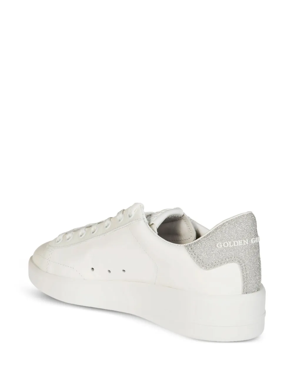 Golden Goose Pure Star glitter-detail sneakers White
