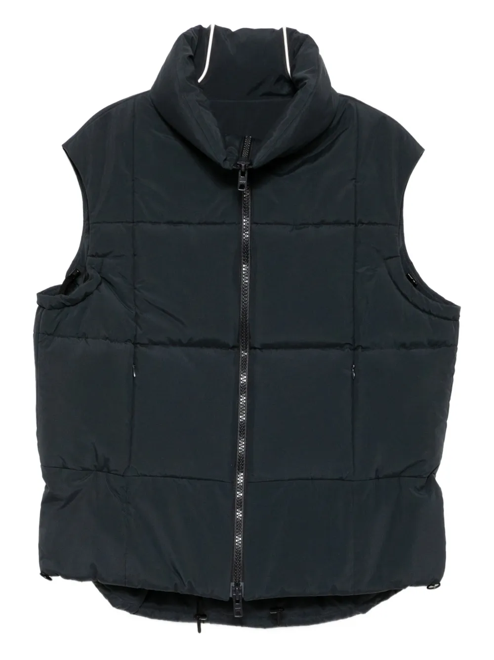 Yohji Yamamoto Sleeveless Puffer Gilet In Gray