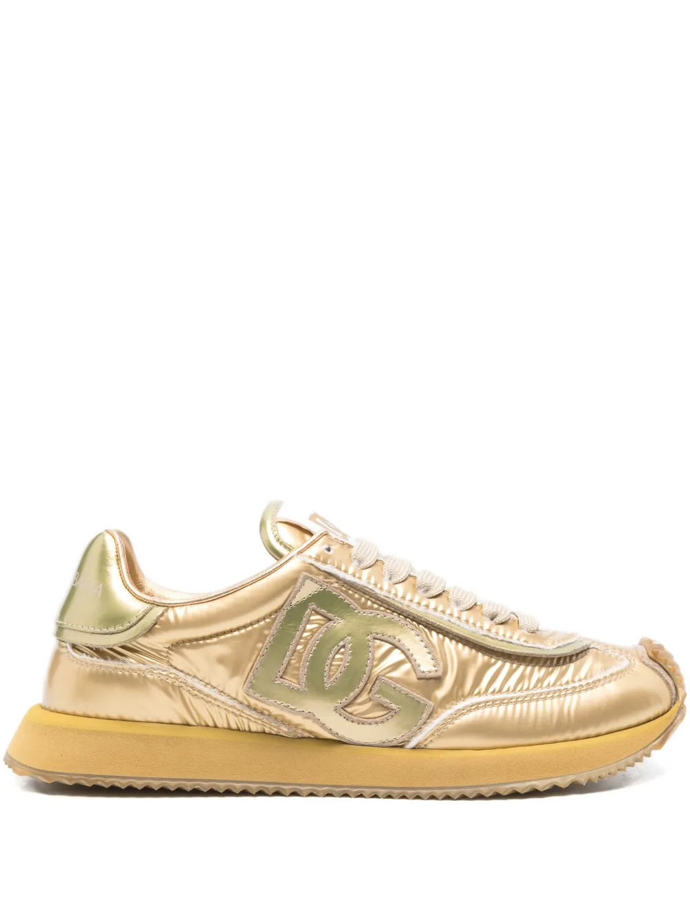 Dolce & Gabbana DG Cushion logo sneakers Gold